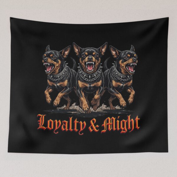 Item preview, Fierce Chihuahua Cerberus designed and sold by TeeARTHY.