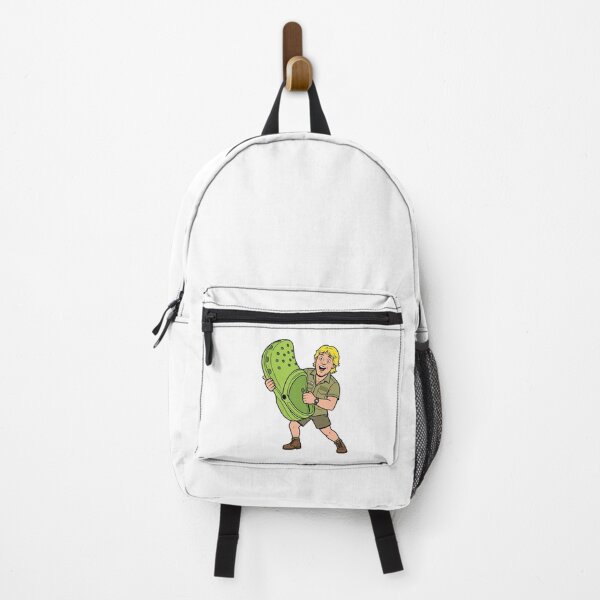 Item preview, Crocodile Hunter Holding Giant Green Clog Funny Pun Art designed and sold by Pavnud.