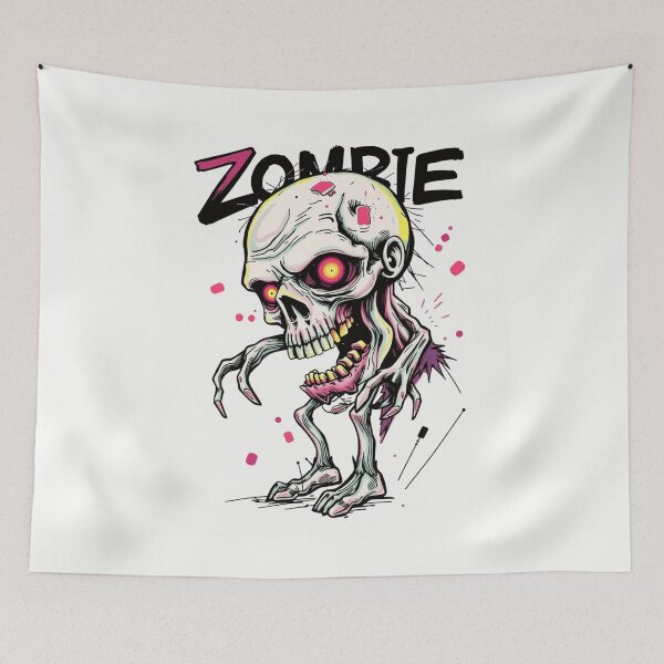 Item preview, Creepy Neon Zombie Ghoul Monster designed and sold by ERODED SELF.