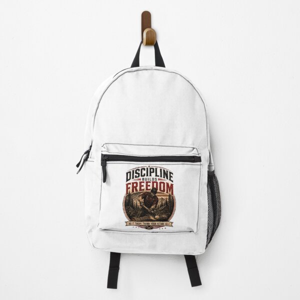 Item preview, Discipline Builds Freedom - Vintage Lumberjack Motivation T-Shirt designed and sold by DomKo10.