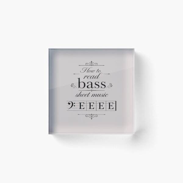Item preview, How to Read Bass Sheet Music - Bass Player Humor designed and sold by Art-Arcade6.