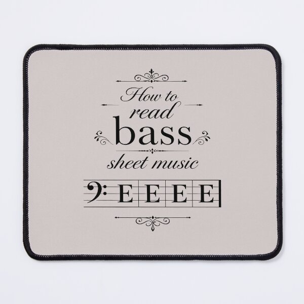 Item preview, How to Read Bass Sheet Music - Bass Player Humor designed and sold by Art-Arcade6.
