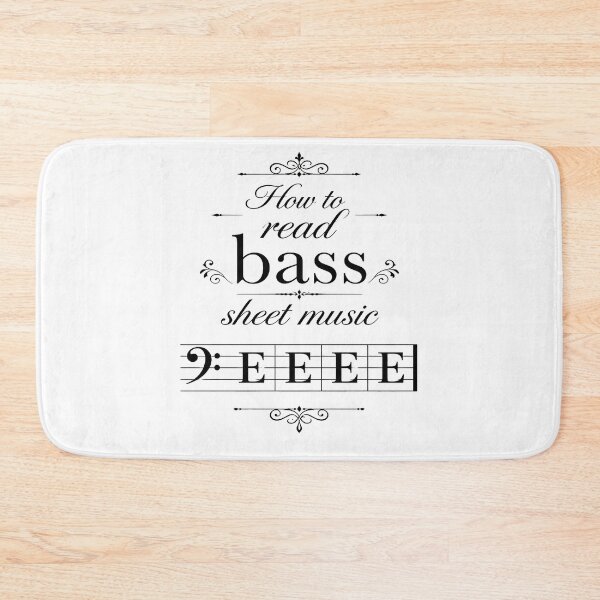 Item preview, How to Read Bass Sheet Music - Bass Player Humor designed and sold by Art-Arcade6.
