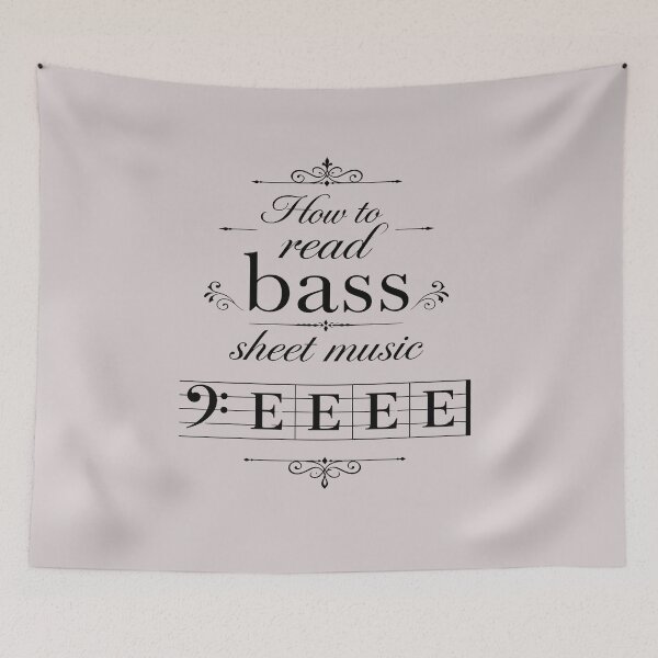 Item preview, How to Read Bass Sheet Music - Bass Player Humor designed and sold by Art-Arcade6.