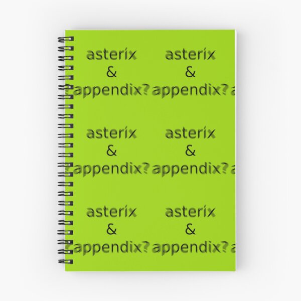 Item preview, Asterix and Appendix Green Question Unique Artwork Sign designed and sold by Doctor Schtrudel.
