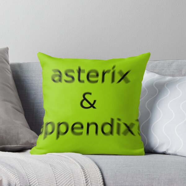 Item preview, Asterix and Appendix Green Question Unique Artwork Sign designed and sold by Doctor Schtrudel.