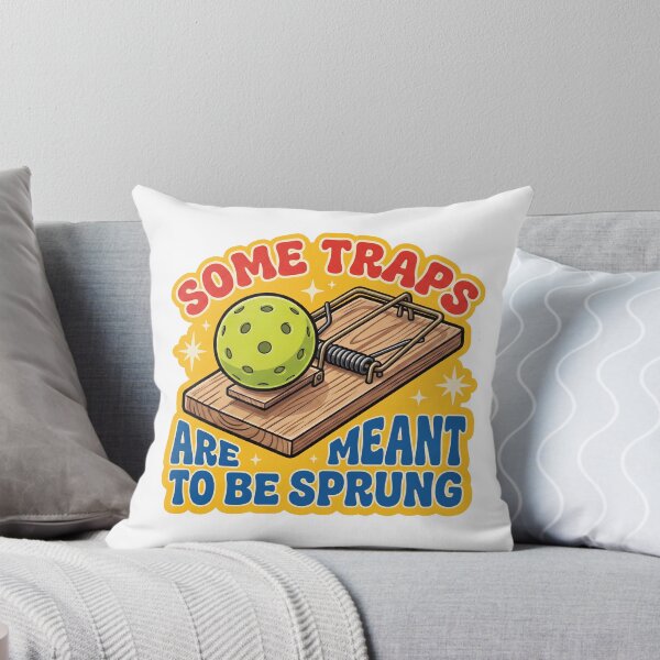 Item preview, Some Traps Are Meant To Be Sprung Funny Pickleball Mousetrap designed and sold by randaper.
