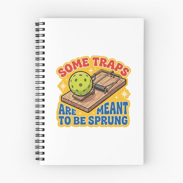 Item preview, Some Traps Are Meant To Be Sprung Funny Pickleball Mousetrap designed and sold by randaper.