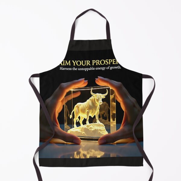 Item preview, Claim Your Prosperity Bull Cube Poster: Luxury Wealth Energy Fine Art Canvas designed and sold by Creative-RE.