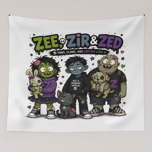 Item preview, Zee, Zie, Zed: Zombie Pets designed and sold by Kaideah.
