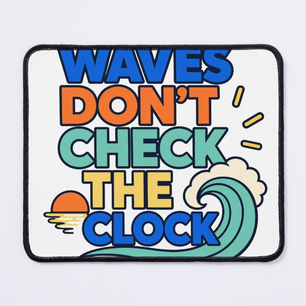 Item preview, Waves Do Not Check Clocks designed and sold by aihrgdesign.
