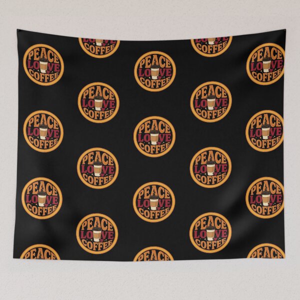Item preview, Peace Love and Coffee Circle designed and sold by Peter Stawicki.