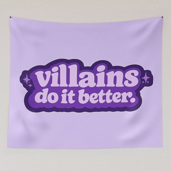 Item preview, Villians Do It Better - Purple  designed and sold by theliteraryedit.
