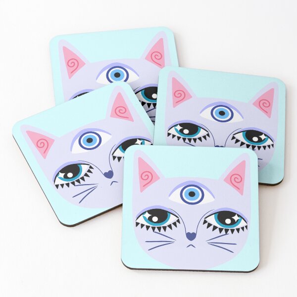 Item preview, Cat with a nazar eye designed and sold by Gretaapower.