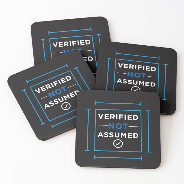 Item preview, Verified Not Assumed | Accounting Verification Typography designed and sold by FCA SIR MERCH .