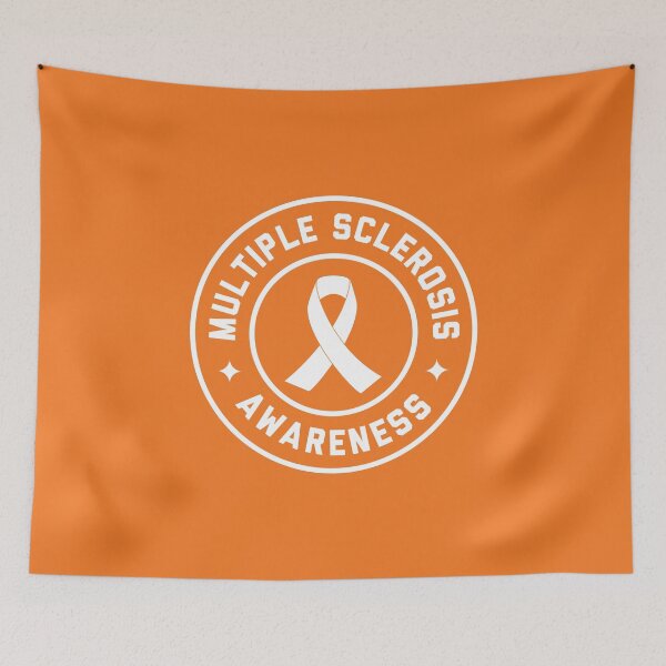 Item preview, Multiple Sclerosis Awareness | Orange Ribbon Warrior | MS Awareness Gift | Stronger Than MS #1 designed and sold by SalahBlt.