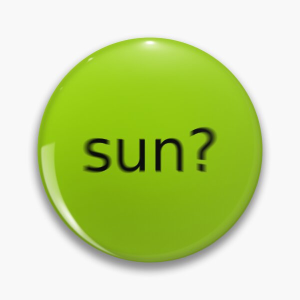 Item preview, Sun Green Question Unique Artwork Sign designed and sold by Doctor Schtrudel.