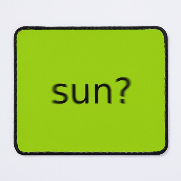 Item preview, Sun Green Question Unique Artwork Sign designed and sold by Doctor Schtrudel.
