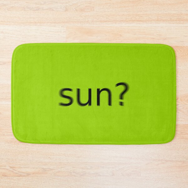 Item preview, Sun Green Question Unique Artwork Sign designed and sold by Doctor Schtrudel.