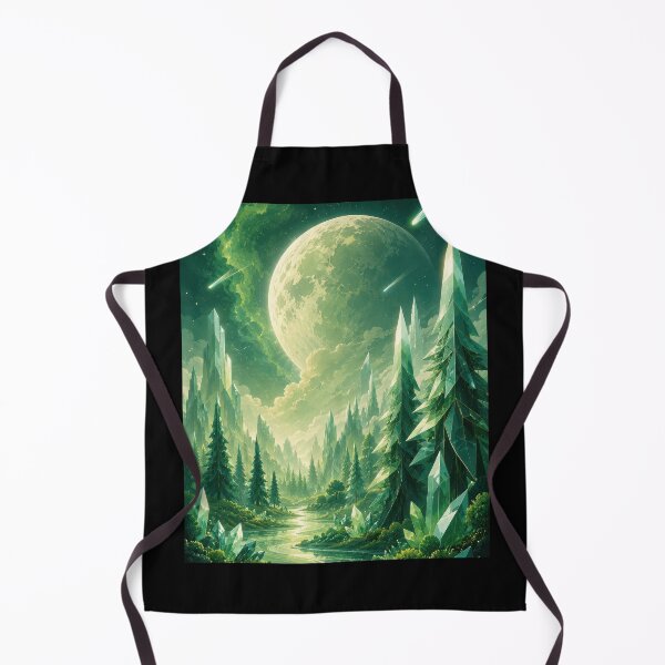 Item preview, Emerald Moon over the Crystal Forest designed and sold by Sketchlegacy.