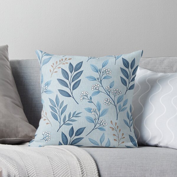 Item preview, Botanical blue designed and sold by Blue-Fall.