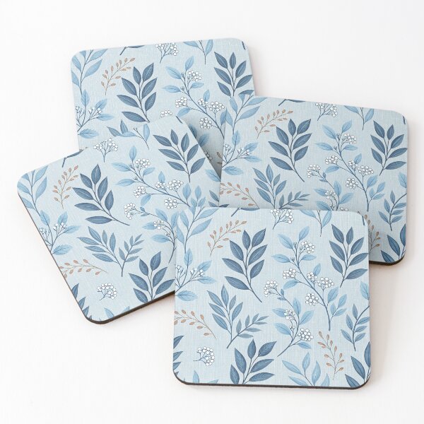 Item preview, Botanical blue designed and sold by Blue-Fall.