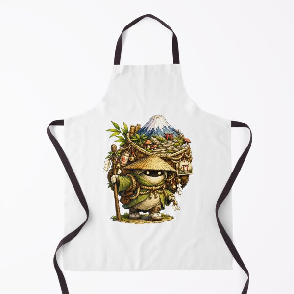Item preview, Kodama Mountain Guardian | Japanese Forest Spirit | Mount Fuji Yokai | Shinto Fantasy | Cute Mythical Wanderer | Cottagecore Japan designed and sold by MrDev.