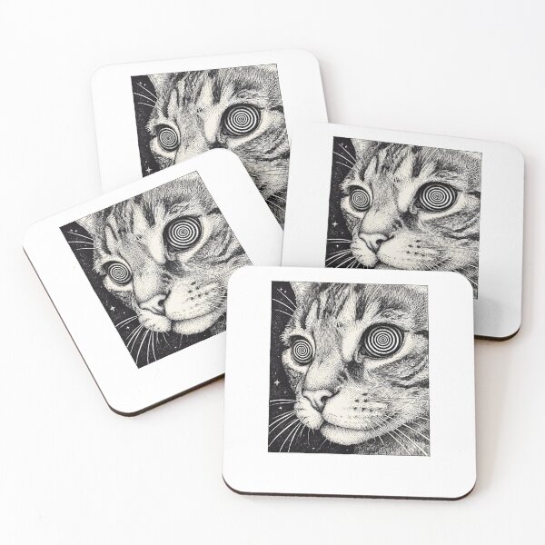 Artikelvorschau, Hypnotische Katze – Okkultes Goth Kater Design entworfen und verkauft von OH-MY-GOTH.