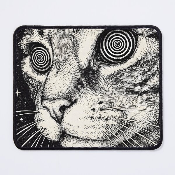 Item preview, Hypnotic Cat – Occult Goth Cat Design designed and sold by OH-MY-GOTH.