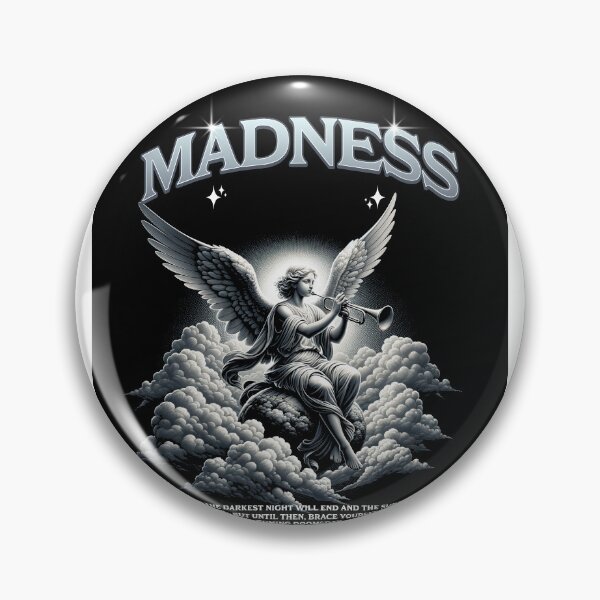 Item preview, Madness Angel on Clouds Gothic Fantasy Art | Dark Celestial T-Shirt Design designed and sold by yasirmhr123.