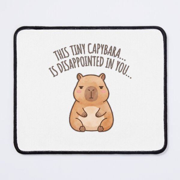 Item preview, Disappointed Tiny Capybara Funny Sarcastic Cute Animal Art designed and sold by Pavnud.