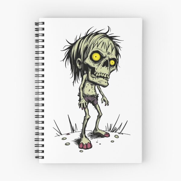 Item preview, Creepy Big Eyed Zombie Skeleton Cartoon designed and sold by ERODED SELF.