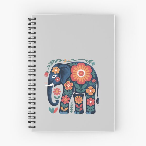Item preview, an elephant in a decorative pattern style designed and sold by 123ks.