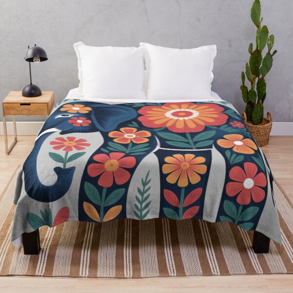 Item preview, an elephant in a decorative pattern style designed and sold by 123ks.