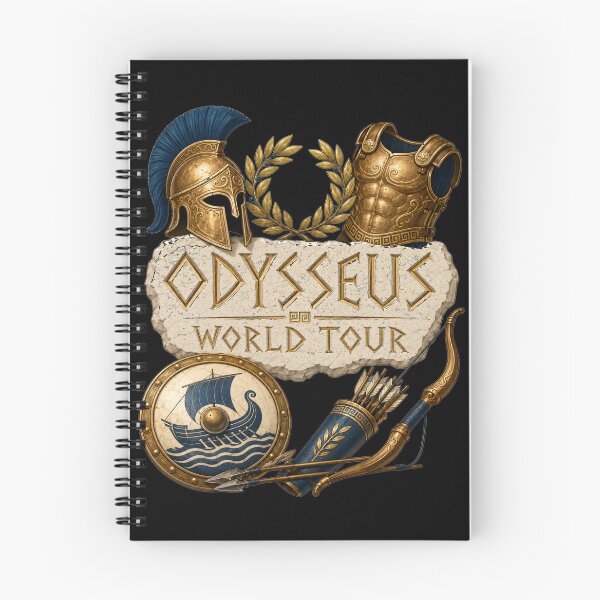 Item preview, Odysseus World Tour Stone Relief Trophy Collection Art Ancient Greek Mythology Humor Gift for Mythology Lovers designed and sold by Nightarel.