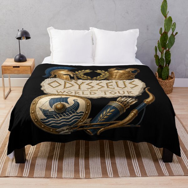 Item preview, Odysseus World Tour Stone Relief Trophy Collection Art Ancient Greek Mythology Humor Gift for Mythology Lovers designed and sold by Nightarel.