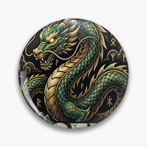 Item preview, Guardian Dragon Legend | Mystical Gold & Emerald Fantasy Art--#DragonArt # designed and sold by mo-carnival.