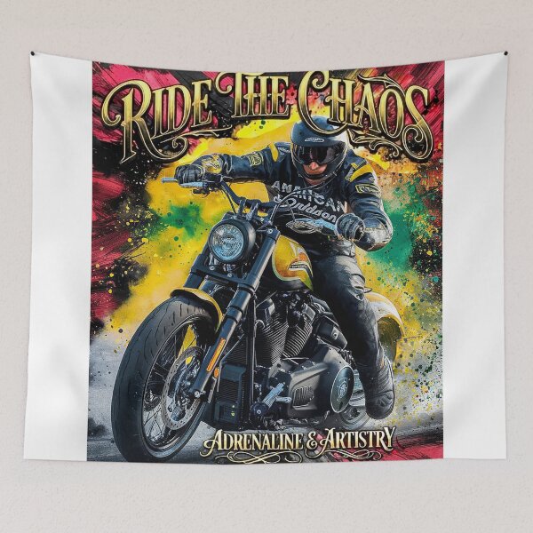 Item preview, Ride the Chaos - Adrenaline & Artistry designed and sold by Concept-Hub.