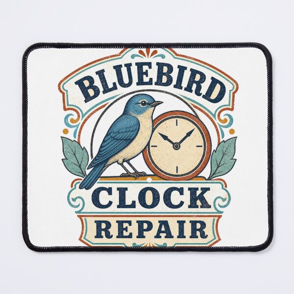Item preview, Bluebird Clock Repair Workshop designed and sold by aihrgdesign.
