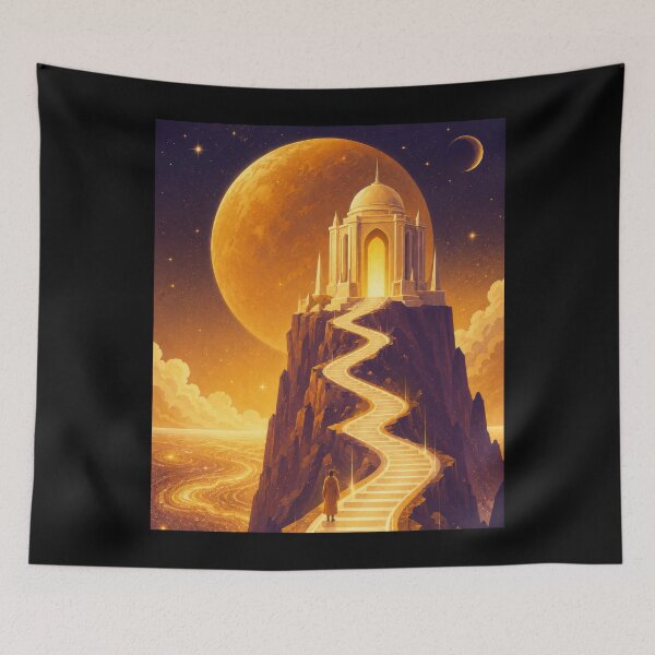 Item preview, Pilgrimage to the Golden Celestial Temple  designed and sold by Sketchlegacy.