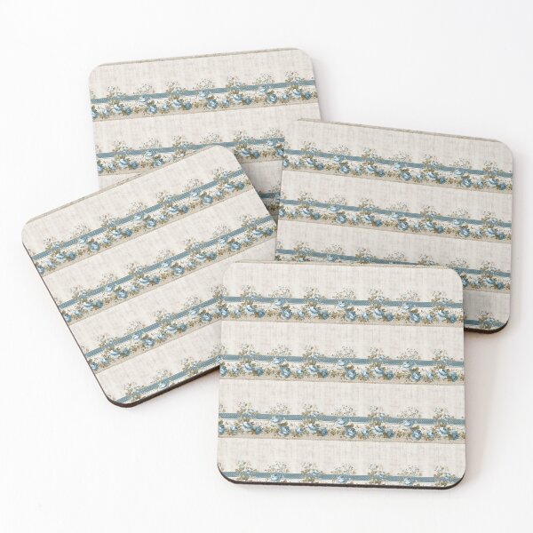 Item preview, Distressed Vintage Blue Floral  designed and sold by LouieVanille.