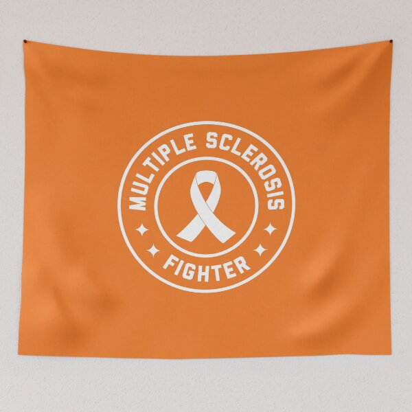 Item preview, Multiple Sclerosis Fighter | Orange Ribbon Warrior | MS Awareness Gift | Stronger Than MS #1 designed and sold by SalahBlt.