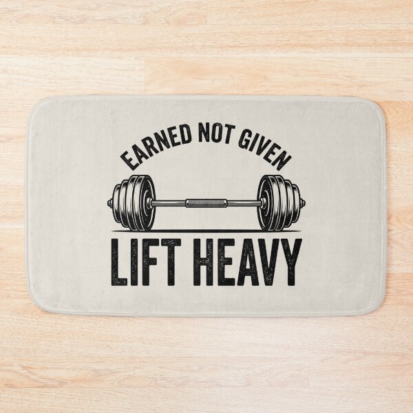 Item preview, Earned Not Given Lift Heavy Barbell Weightlifting Gym designed and sold by PACS0011.