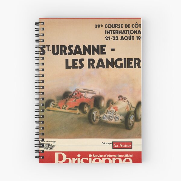 Item preview, St. Ursanne 1982 Hillclimb Poster – Classic Swiss Motorsport designed and sold by Road To Track.
