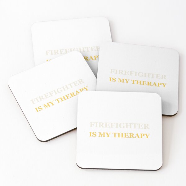 Item preview, Firefighter Is My Therapy - Firefighter designed and sold by RetroThreadWorks.