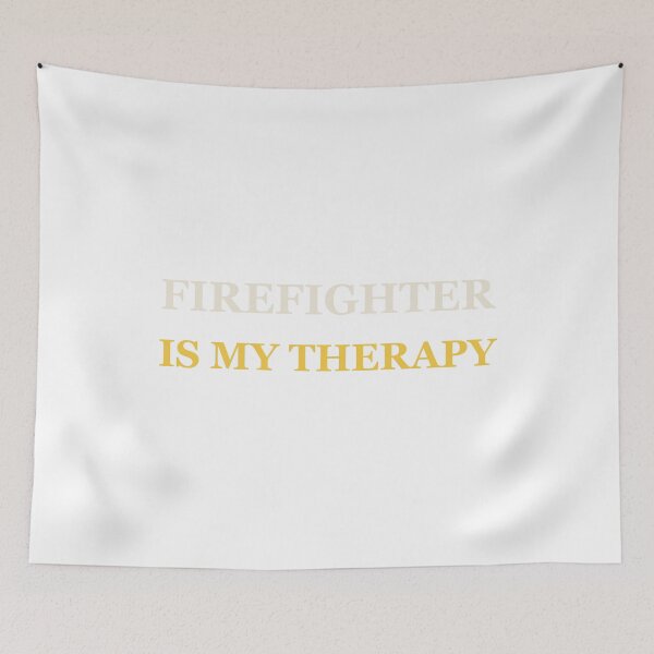 Item preview, Firefighter Is My Therapy - Firefighter designed and sold by RetroThreadWorks.