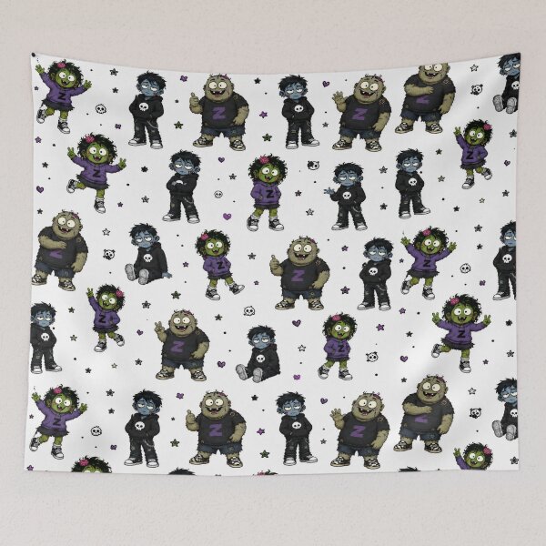 Item preview, Zee Zir and Zed Zombie Pattern designed and sold by Kaideah.