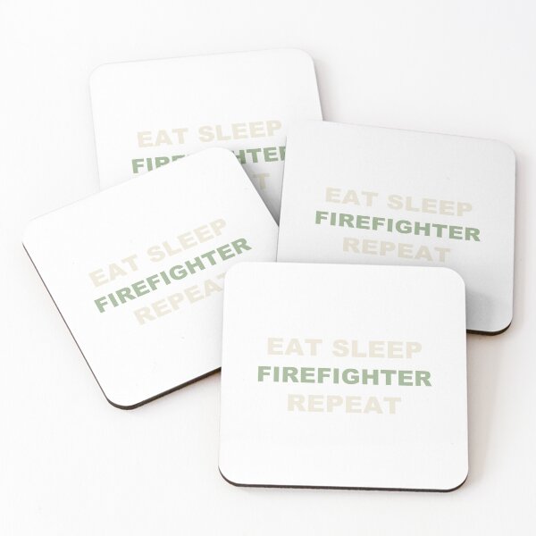 Item preview, Eat Sleep Firefighter Repeat - Firefighter designed and sold by RetroThreadWorks.
