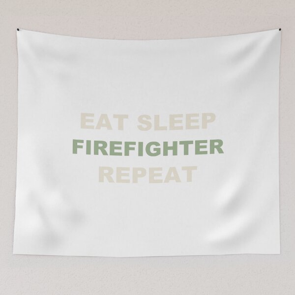 Item preview, Eat Sleep Firefighter Repeat - Firefighter designed and sold by RetroThreadWorks.