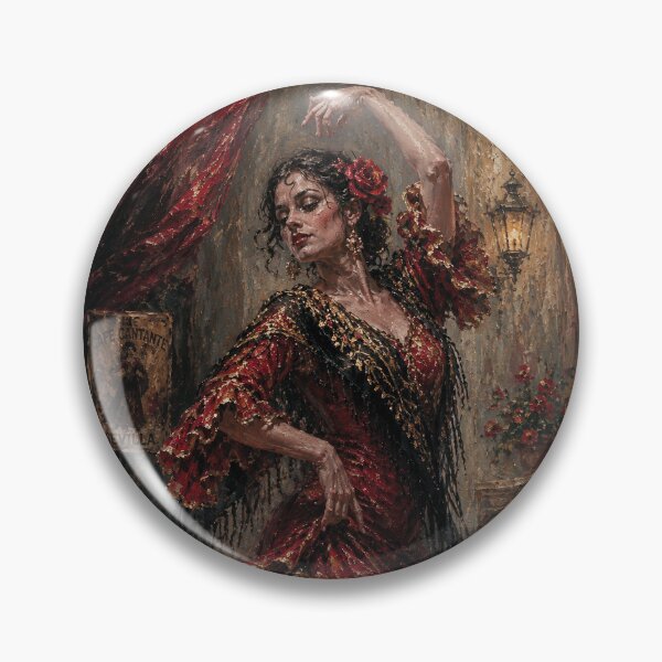 Item preview, Flamenco dancer painting. designed and sold by GalleryKauffeld.